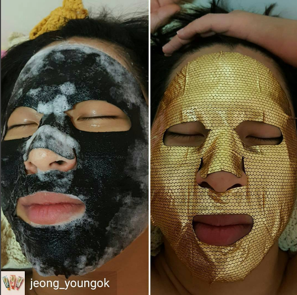 nohj  Korean Aesthetic Golden Lifting Sheet Mask pack