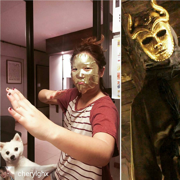 nohj Korean Aesthetic Golden Therapy Sheet Mask Gift set